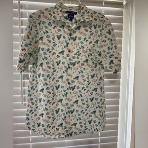 Old navy men’s button down short sleeve size large